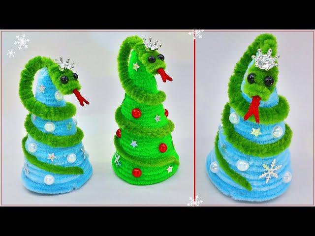 Snake - Symbol of the Year2025 New Year's Tree DIY/Christmas DIY