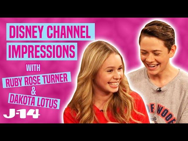 Ruby Rose Turner and Dakota Lotus Do Disney Channel Impressions