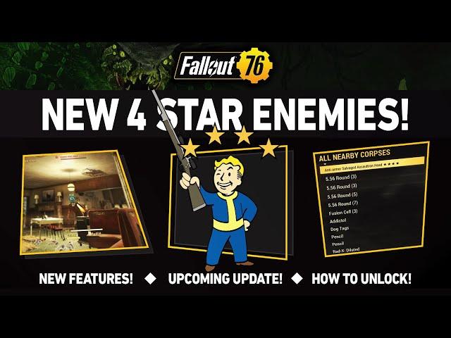 NEW 4 STAR ENEMIES ARE COMING! | Fallout 76 Latest News