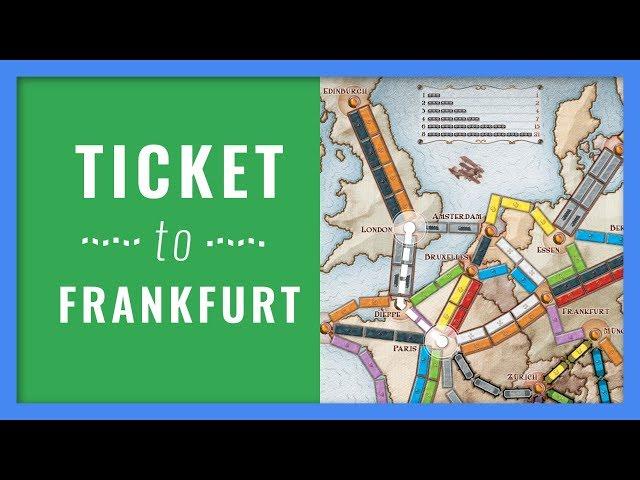 Ticket to Ride with Max | Max travels from Paris to Frankfurt! (with subtitles)