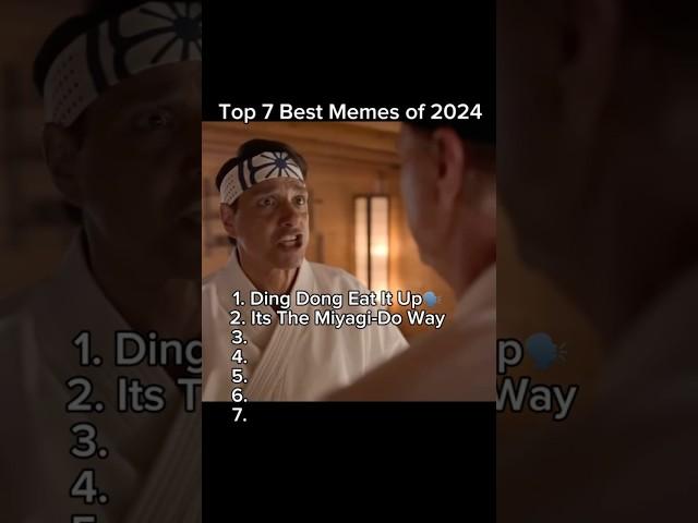 Top memes of 2024  #shorts #mrbeast #cobrakai #memes