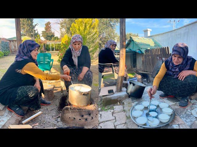 KÖYDE UZUN YILLAR GELİN GÖRÜMCE'NİN ODUN ATEŞİNDE YAPTIĞI LEZZET  GÜNLÜK YAŞAM