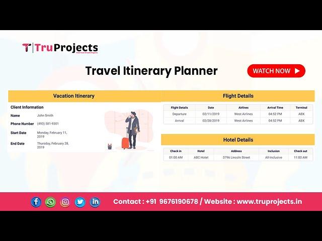 Travel Itinerary Planner