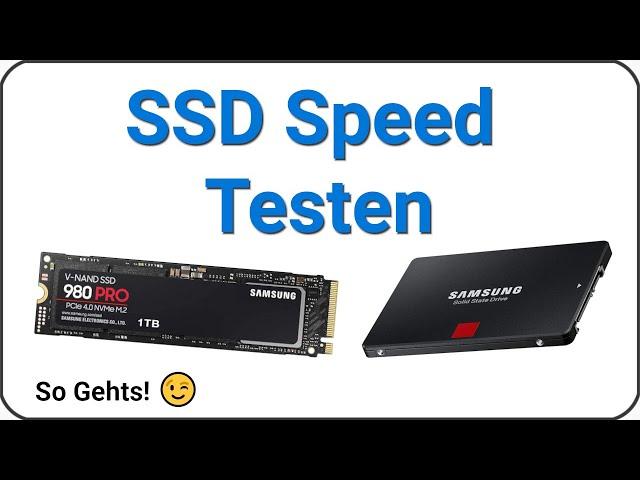 M2 SSD Speed Test  Geschwindigkeit testen  Lesegeschwindigkeit & Schreibgeschwindigkeit