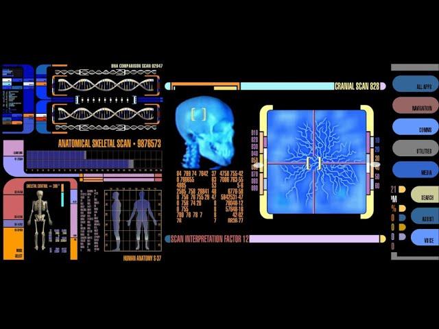 Star Trek LCARS theme (tricorder) (Total Launcher customization)