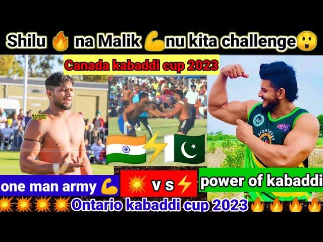 Malik binyameen vs Shilu bahuakbarpur | Canada kabaddi cup 2023 |@livekabaddi