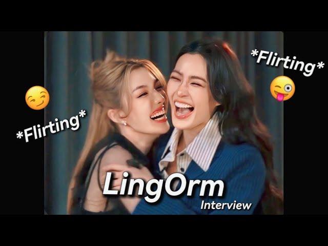 Ling & Orm flirting naturally in Interviews| Part 2