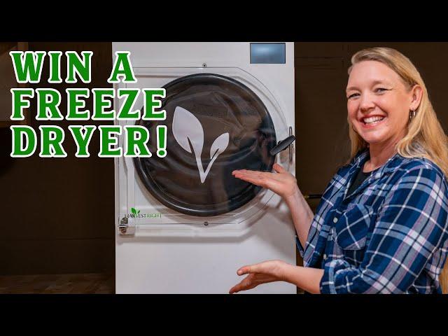 We are Giving Away a Freeze-Dryer! (You Could WIN!)