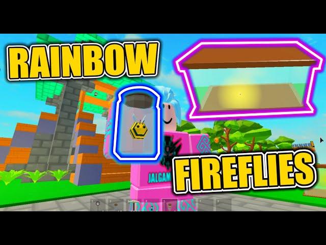 Rainbow Fireflies Update in Roblox Islands || New Insect Case, Nets and Firefly Lantern