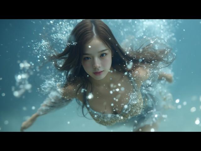 The Girl Beneath the Light (AI 4K MV) — A Cinematic Underwater Fantasy  #suno #midjourney