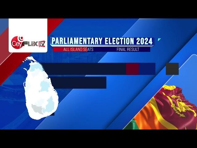 PARLIAMENTARY ELECTION 2024 | All Island Seats - FINAL RESULT