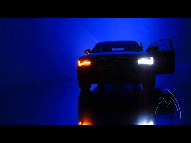 The new AUDI A8 Quattro - LED Lights D4 - Modell Lichtsysteme Luxury Sedan