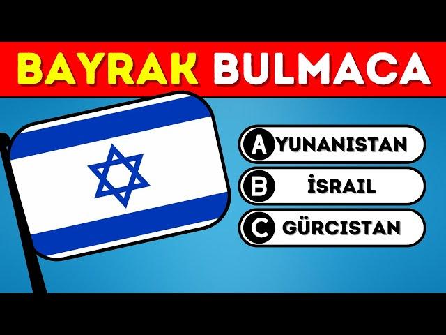 Ülkelerin Bayrağını TAHMİN ET Bu BAYRAK Hangi Ülkenin? Bayrak Bulmaca