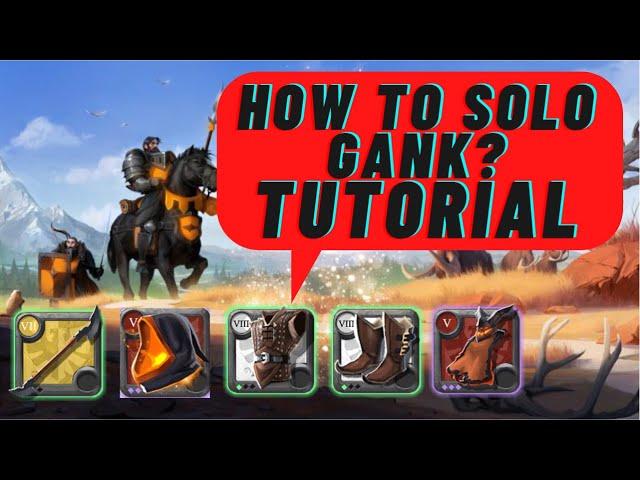 TUTORIAL | HOW TO SOLO GANK | Double bladed build | Albion Online