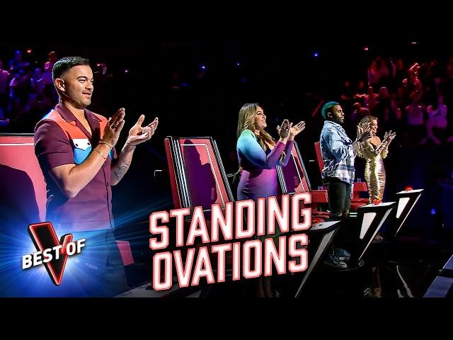 Coaches Stand and Cheer for These NEXT-LEVEL Blind Auditions on The Voice