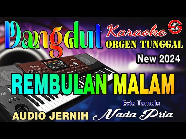 Rembulan Malam - Evie Tamala || Karaoke (Nada Pria) Dangdut Orgen Tunggal