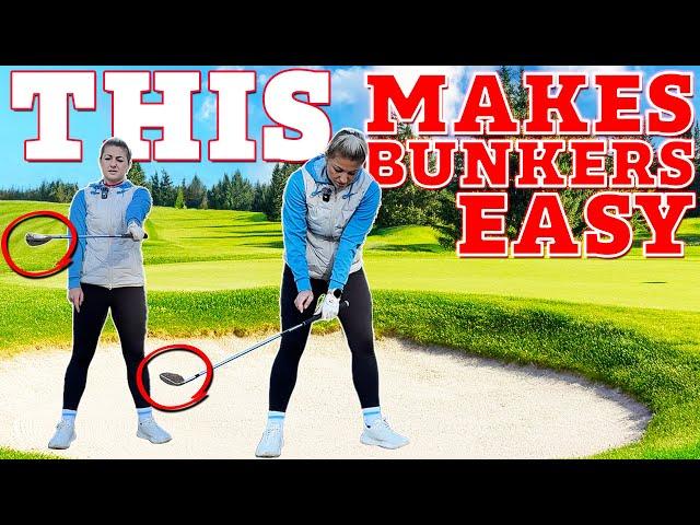 This Bunker Shot Technique Is SO EASY You'll Be Shocked | Hannah Holden Golf