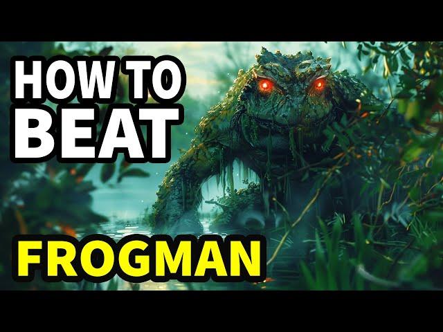 How To Beat The GIANT FROG PERSON In FROGMAN