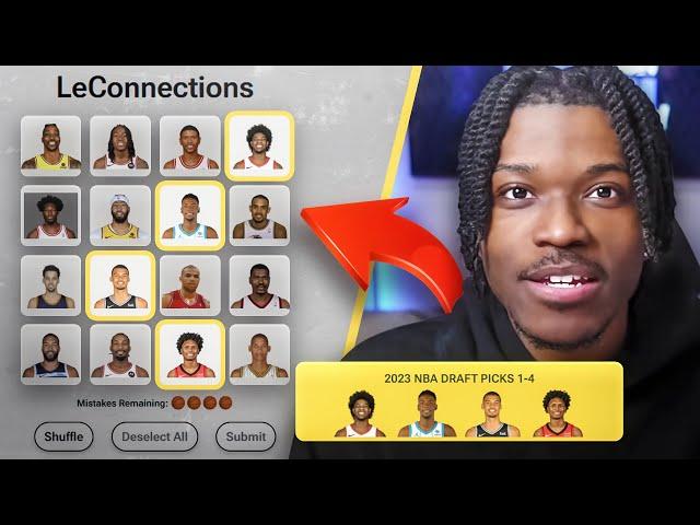 I Tried The NEW NBA Daily Game (LeConnections)