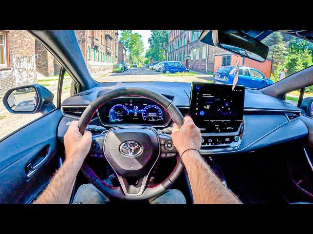 Toyota Corolla GR Sport (2.0 Hybrid 196 hp) | POV Test Drive #2267 Joe Black