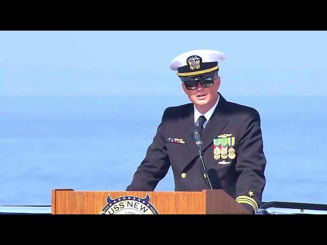 Submarine USS New Jersey Commissioning Ceremony