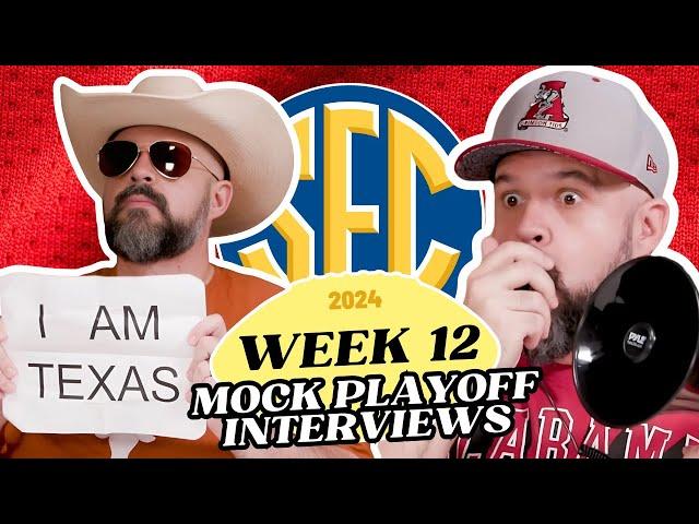 SEC Roll Call - Week 12 - Mock Playoff Interviews