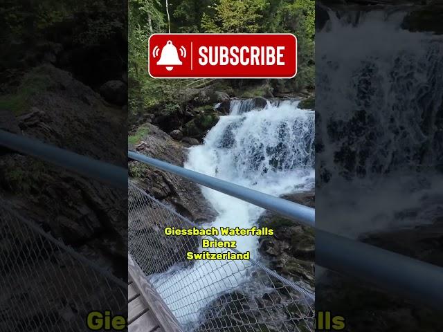 Giessbach Waterfalls Brienz Switzerland#switzerland#swissvillage#giessbachfalls#brienz#brienzersee