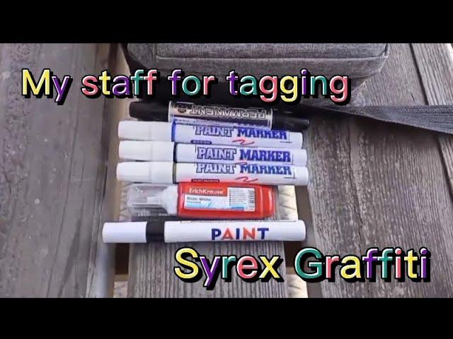 Graffiti review on my staff for tagging