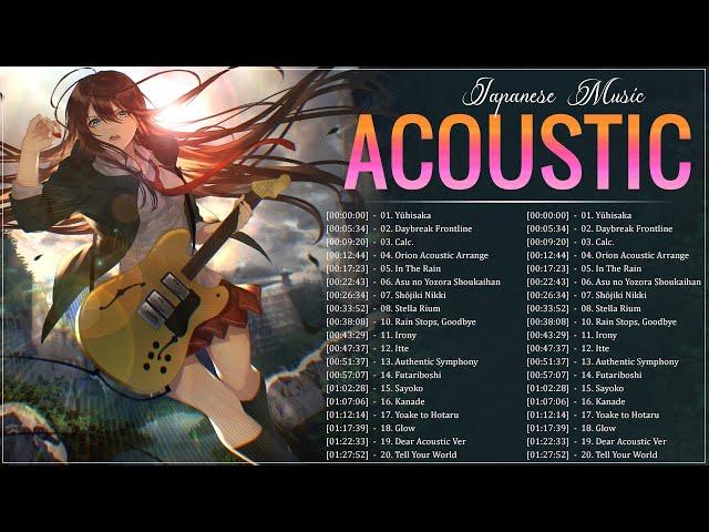 Best Acoustic Japanese Songs Anime | Acoustic Japanese Best Songs Hits Playlist 2023