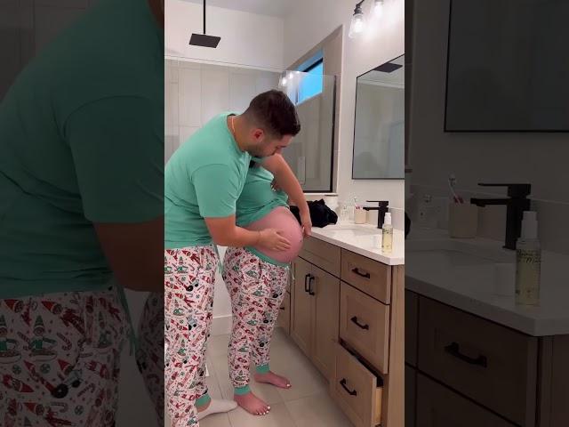 We’re hoping her pain goes away after birth #shorts #thecarlins #husband #wife #mom #dad #viral