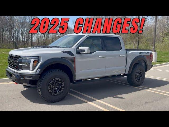 2025 Ford F-150 Raptor order guide and changes vs 2024 Ford F150 Raptor