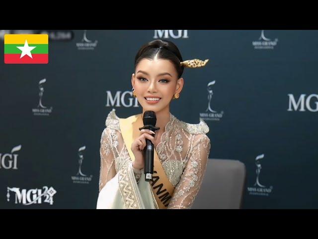 Close Door Interview Thae Su Nyein Miss Grand Myanmar 2024 | Miss Grand International 2024