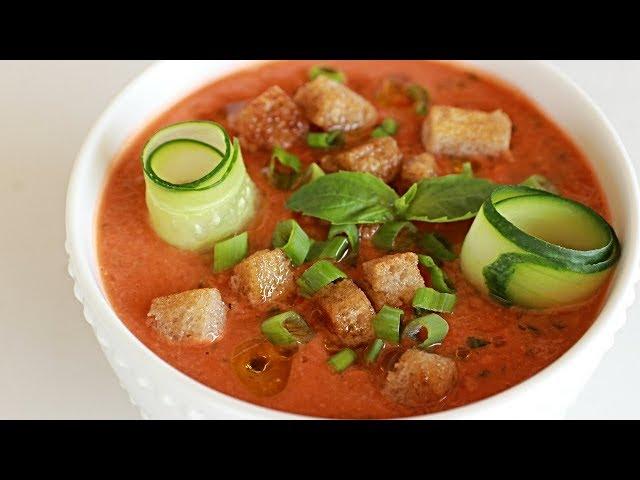 Gazpacho Recipe - Spanish Cold Tomato Soup