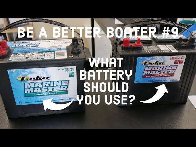 What battery should you use in your boat? How To Be A Better Boater #9 [Breen Marine]