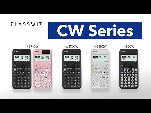 CASIO ClassWiz CW Series debut - designed for teaching in today's classroom.