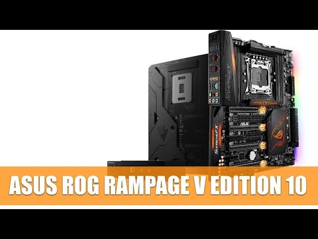 Asus ROG Rampage V Edition 10 Motherboard (Computex 2016) | Allround-PC.com