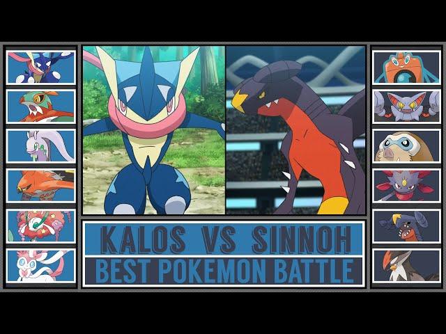 Strongest Pokémon Battle: KALOS vs SINNOH