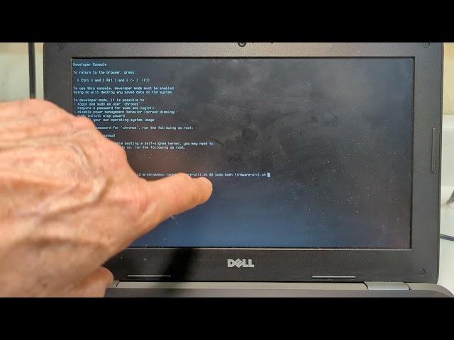 Chromebook EOL   Dell 3180   Part 4   MrChromebox script