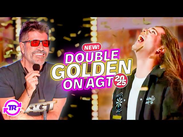 DOUBLE GOLDEN BUZZER From Simon And Howie On AGT 2025 Premiere! 