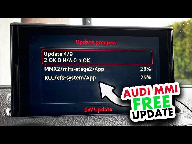 Audi MIB2 MMI firmware upgrade & free update download