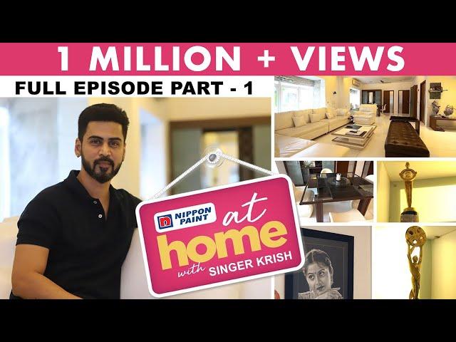 At home with Singer Krish | I spend most of my time in the studio | JFW Exclusive