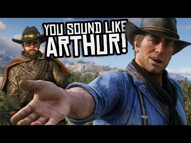 Voice Actor Trolls Players with Arthur Morgan Impression in Red Dead Online! #1