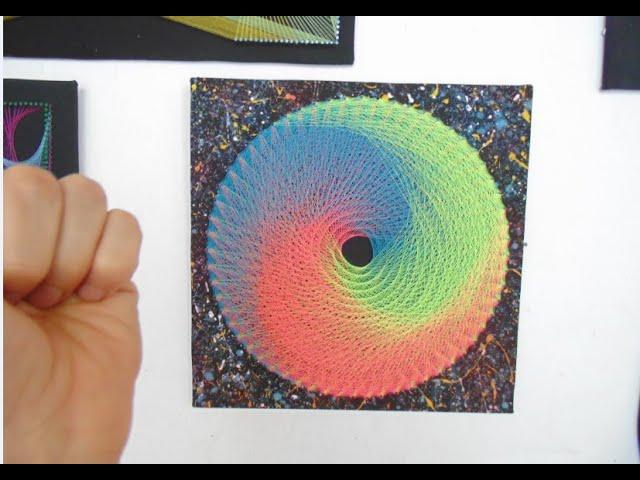 string art tornado por jorge de la tierra