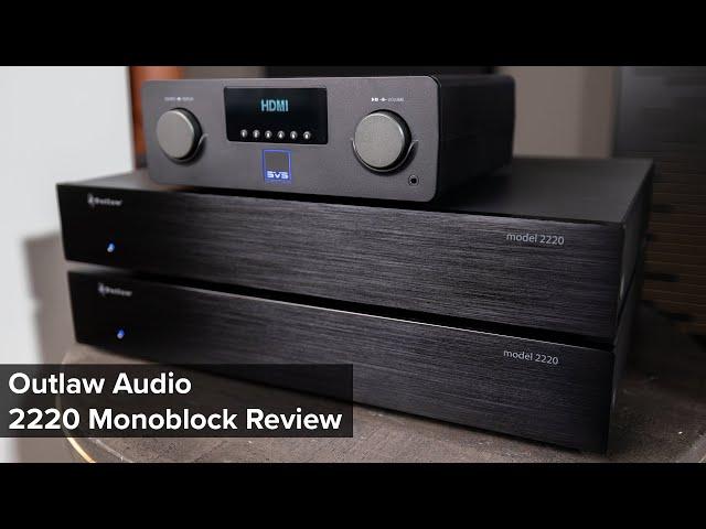 My FIRST Experience with Monoblock Amps! - Outlaw Audio 2220 Review