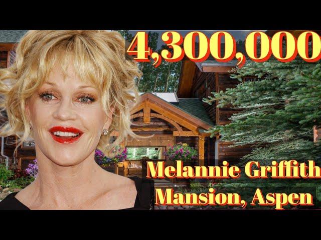 Inside Melanie Griffith’s $4.3 million Mansion in Aspen That has a 9,000-bottle wine cellar.