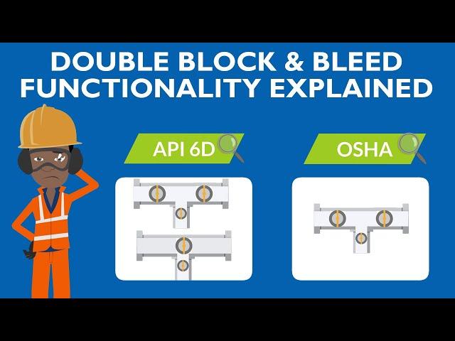 Double Block and Bleed functionality explained - Focus on API 6D and OSHA specification