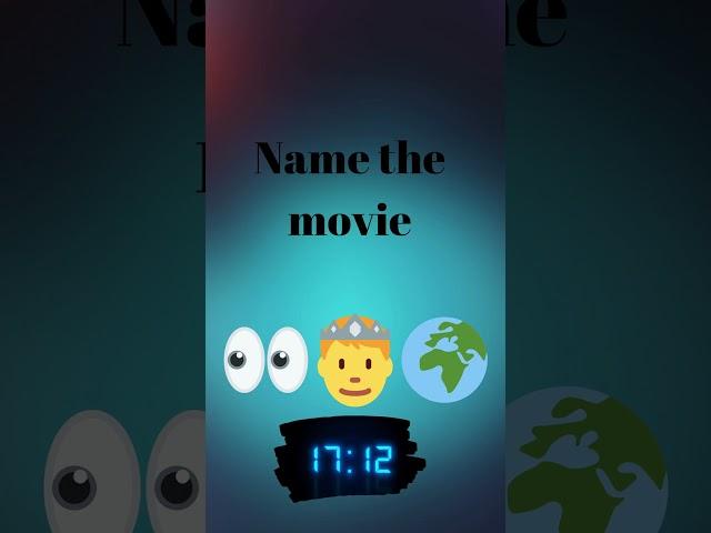 Guess the movie by emoji    #shorts #quiz