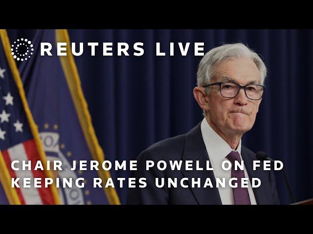 LIVE: Chair Jerome Powell speaks after Fed keeps rates unchanged