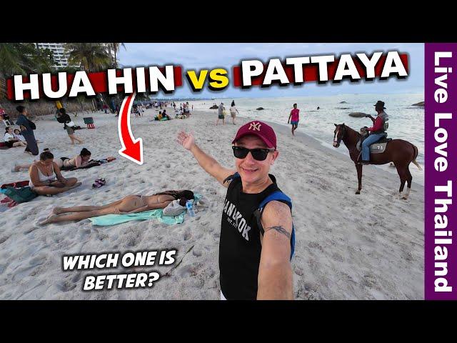 Which One Is The Best In THAILAND | HUA HIN or PATTAYA | Hotels Nightlife & More #livelovethailand