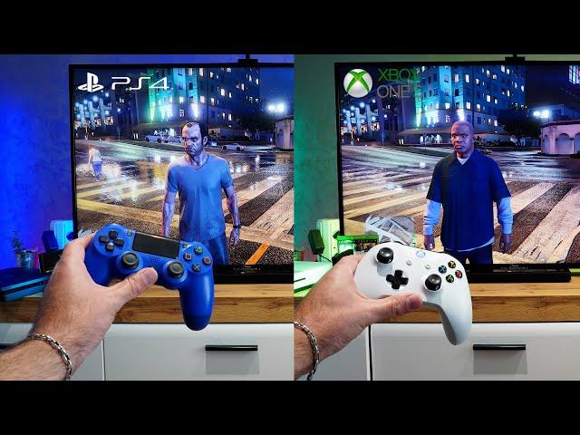 GTA 5 | Graphics and Performance Comparison | PS4 Slim Vs.  Xbox One S